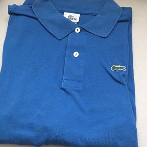 Lacoste men's polo blue size 6(L).